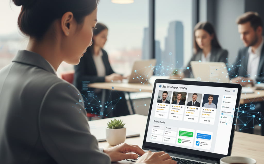 Hiring professional bot developers online using freelance platforms