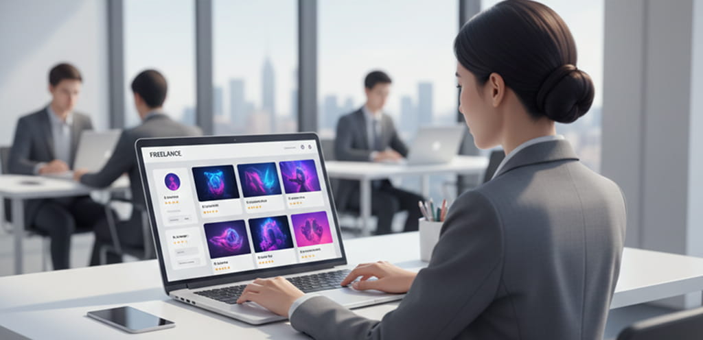 Hiring professional AI artists online through freelance platforms