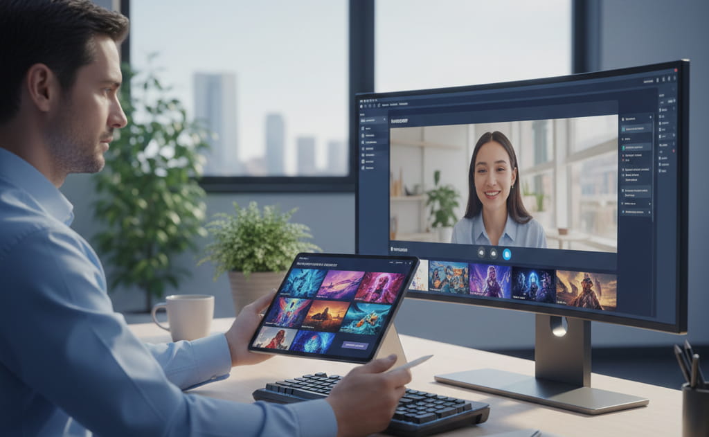 Hiring an AI artist online for creative projects